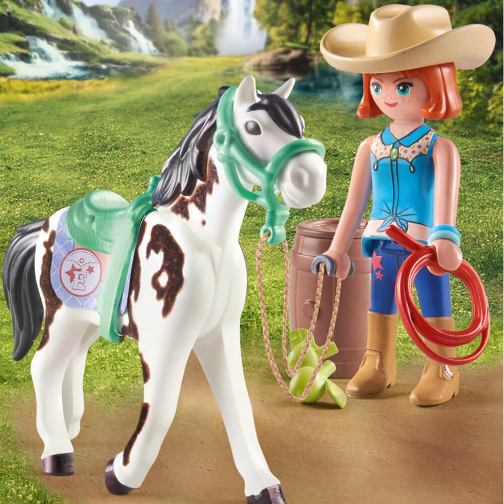 Playmobil 71358 Horses of Waterfall Feeding Time with Ellie and
