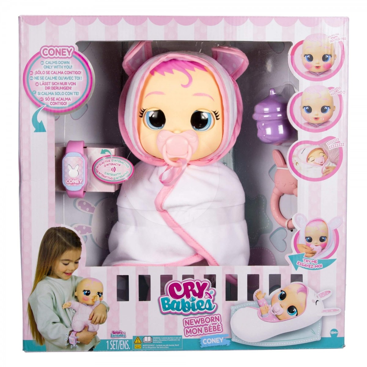 Cry Babies Newborn Coney Doll at Toys R Us UK