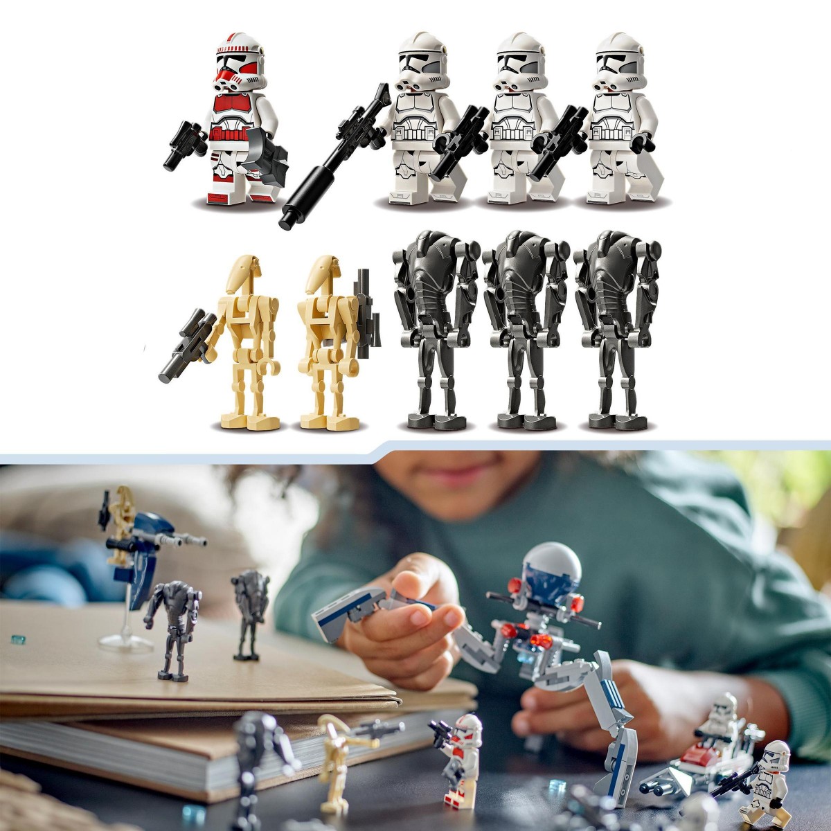 Review - LEGO Star Wars 75372 Clone Trooper & Battle Droid Battle