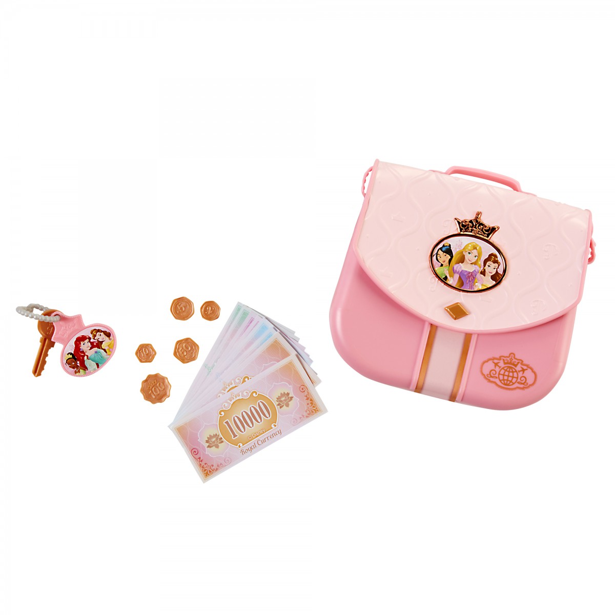Disney Princess Girls Multi Color Dress and Purse Combo Set Made By Cotton  Blend Material Easy