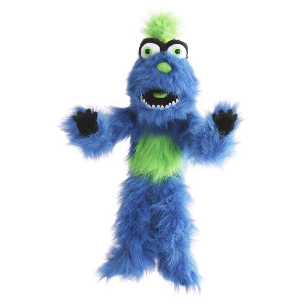 Blue Monster Full Bodied Hand Puppet