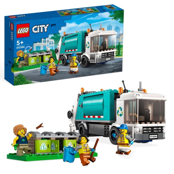 LEGO 60386 City Recycling Truck Bin Lorry Toy