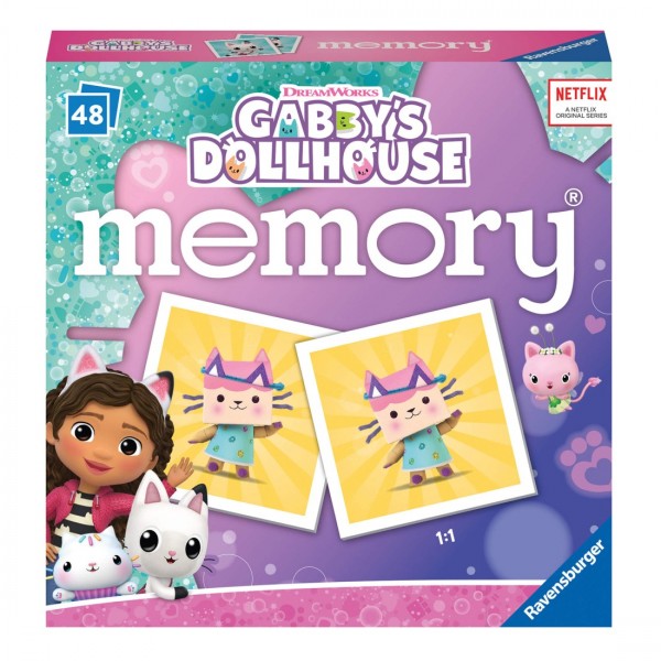 Ravensburger Gabbys Dollhouse Mini Memory Card Game