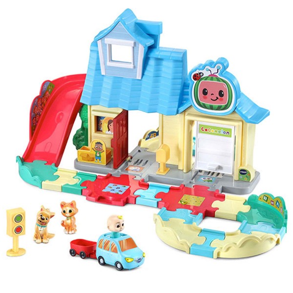 Vtech Cocomelon Toot-Toot Drivers JJ's House Track Set