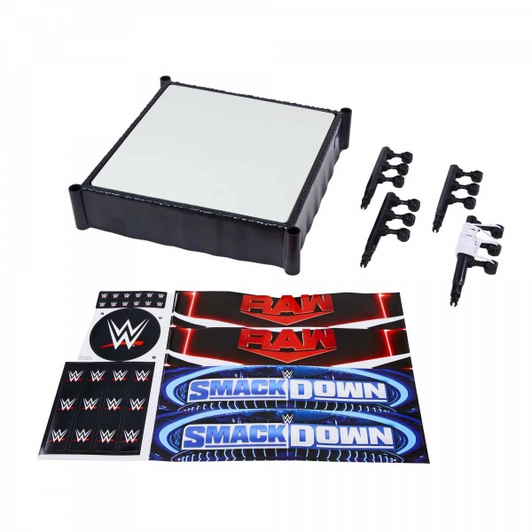 WWE Superstar Ring with Spring-Loaded Mat Playset