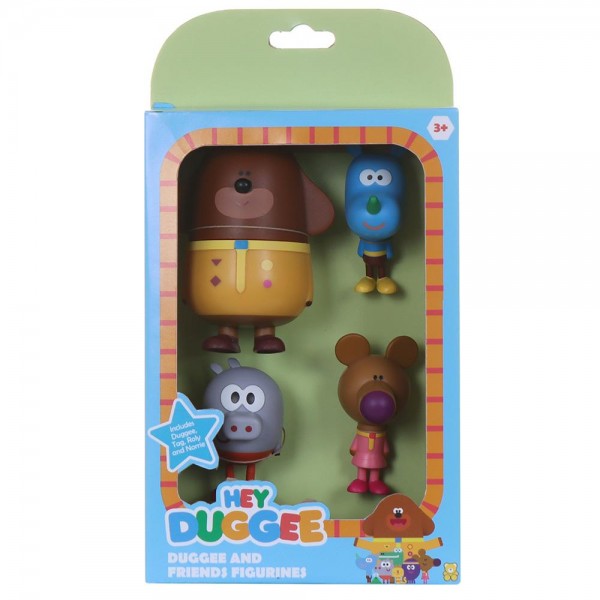 Hey Duggee 4 Figure Pack with Duggee, Tag, Roly and Norrie