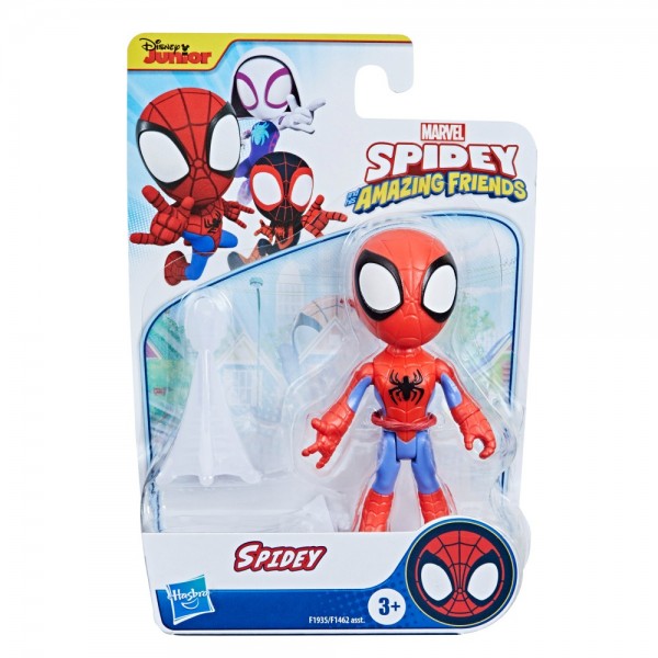 Marvel Spidey and His Amazing Friends Hero Figure, 4-Inch Scale Action Figure, Includes 1 Accessory