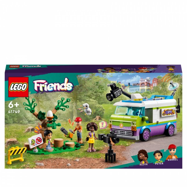 LEGO 41749 Friends Newsroom Van - Animal Rescue Playset