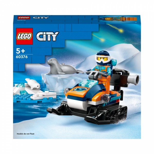LEGO 60376 City Arctic Explorer Snowmobile Toy