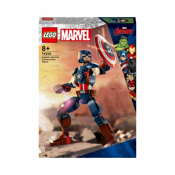 LEGO 76258 Marvel Captain America Construction Figure Buildable Toy