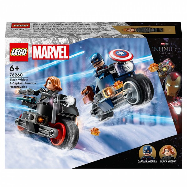 LEGO 76260 Marvel Black Widow & Captain America Motorcycles