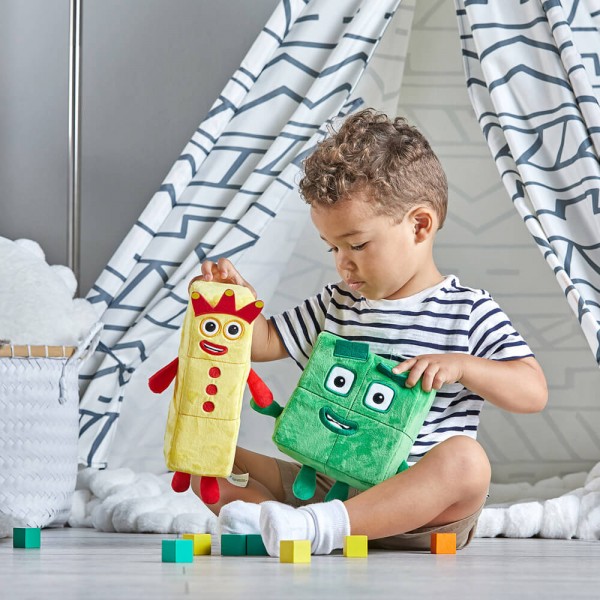 Numberblocks Three and Four Playful Pals Soft Toys