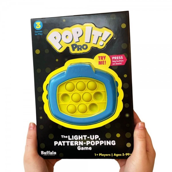 Pop It Pro Light Up Pattern Popping Game