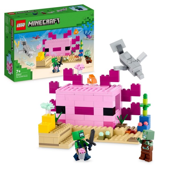 LEGO 21247 Minecraft The Axolotl House Underwater Set