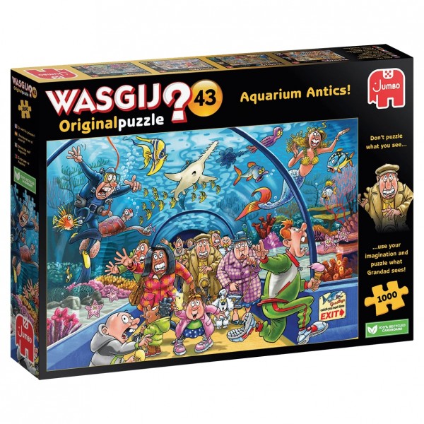 Wasgij Original 43 Aquarium Antics 1000 piece puzzle