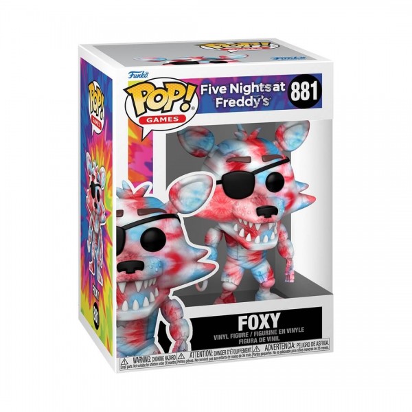 Funko POP! Games: FNAF Five Nights At Freddy's Tie Dye Foxy Vinyl Collector Figure 881