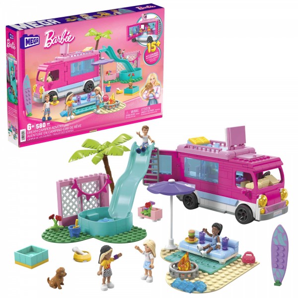 Mega Bloks Barbie Dream Camper Adventure Building Set