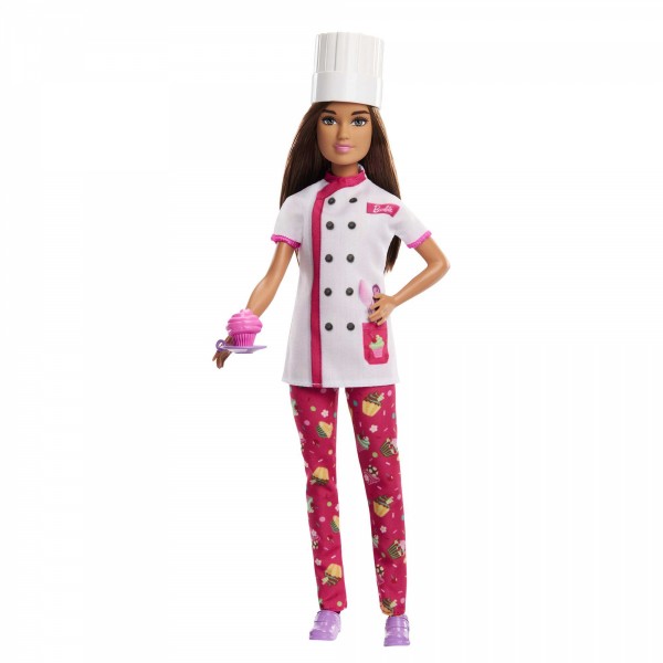 Barbie Careers Pastry Chef Bakery Doll
