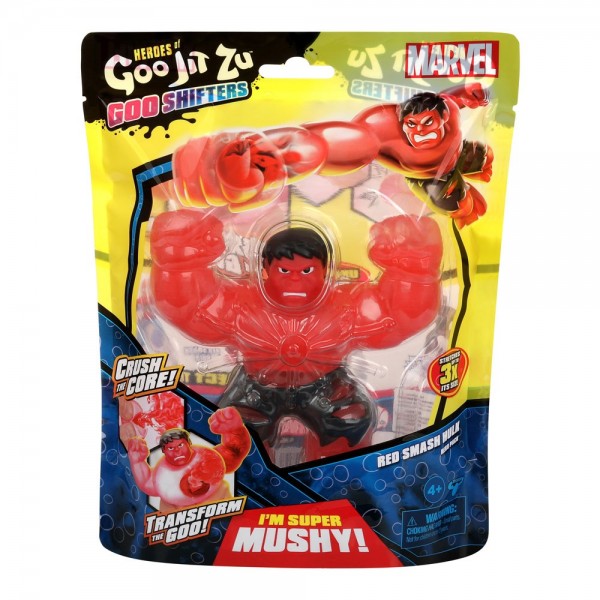 Heroes of Goo Jit Zu Marvel Goo Shifters Red Hulk Hero Pack Action Figure