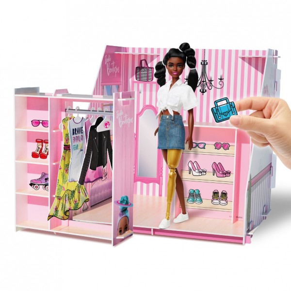 Barbie Creative Maker Kitz Make Your Own Pop-Up Boutique Building Kit