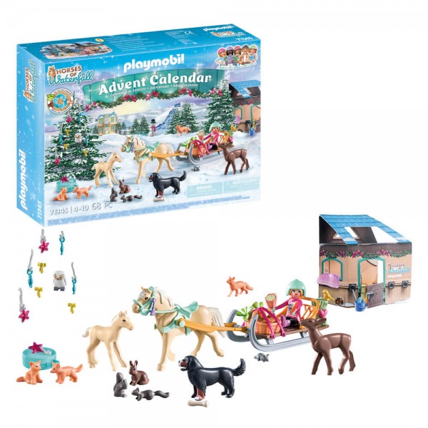 Playmobil 71345 Advent Calendar Christmas Sleigh Ride Playset
