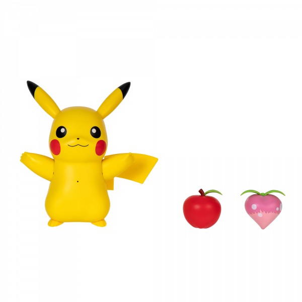 Pokemon Train and Play Deluxe Pikachu Figure with Lights, Sounds, and Moving Limbs plus Interactive Accessories