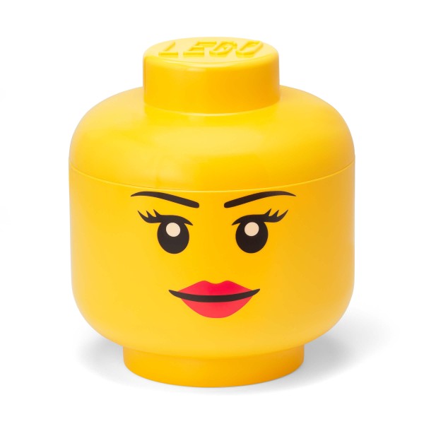 LEGO Girl Storage Head Large
