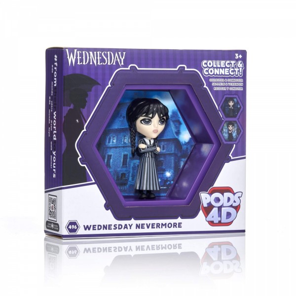 Wednesday Uniform Wow Pod 4D Collector Figure and Display Pod