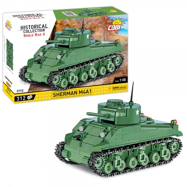 Cobi Sherman M4A1 Model Tank Building Set