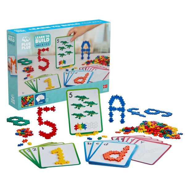 Plus-Plus Learn To Build ABC and 123 Starter Set