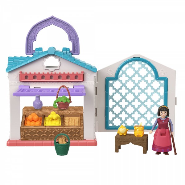 Disney's Wish Dahlia's Rosas Market Small Doll Playset