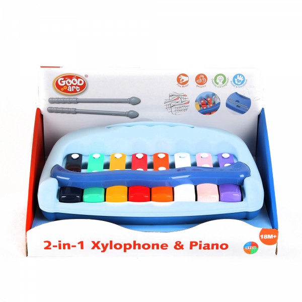 Good Art 2-in-1 Xylophone and Keyboard Musical Toy