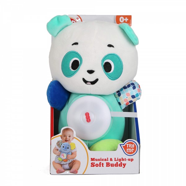 Good Art Musical Light-up Soft Buddy Panda Plush