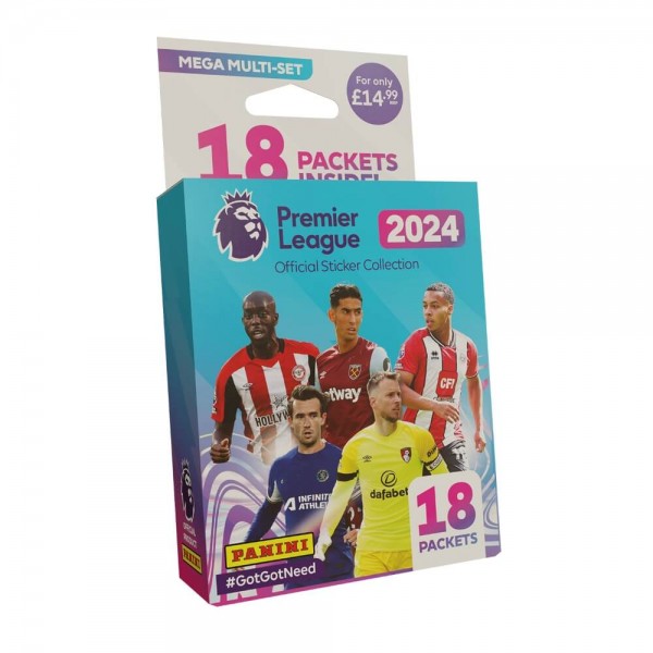 Premier League 2023/24 Sticker Collection Mega Multi-Set