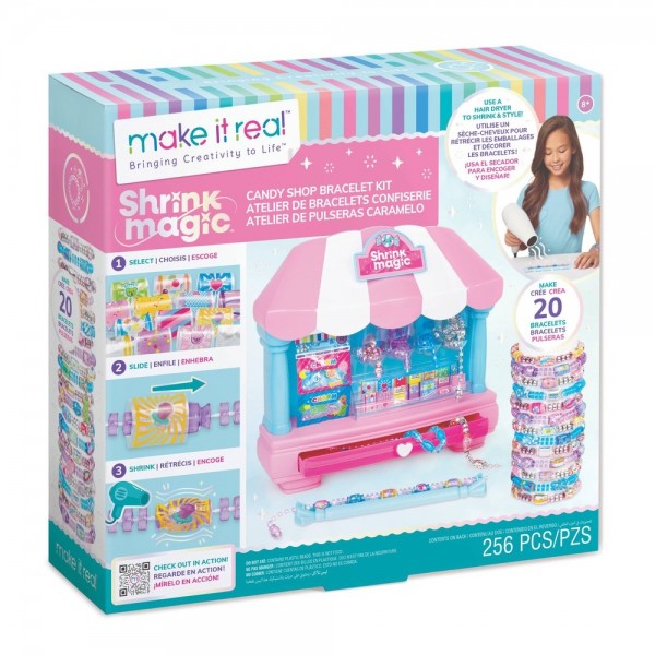 Make It Real Shrink Magic Candy Shop Bracelet Kit