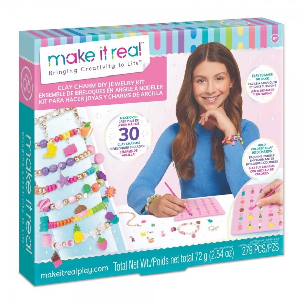 Make It Real Clay Charm Factory DIY Jewellery Kit