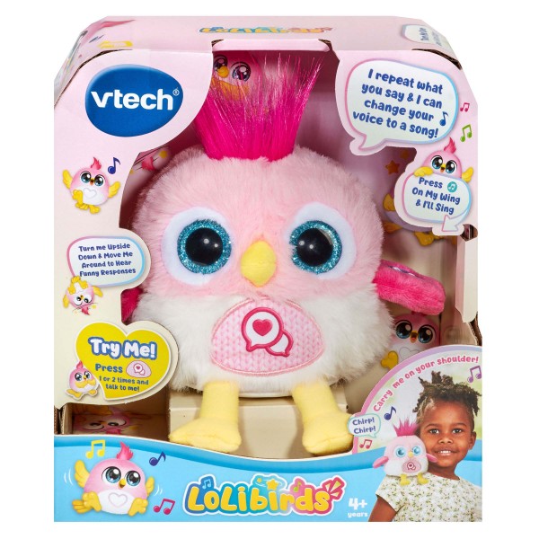 VTech LoLibirds Interactive Soft Toy - Pink
