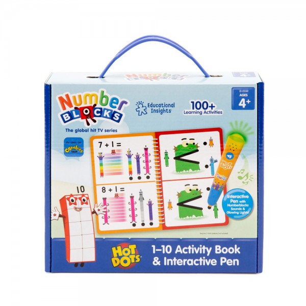 Hot Dots Numberblocks 1-10 Activity Book
& Interactive Pen