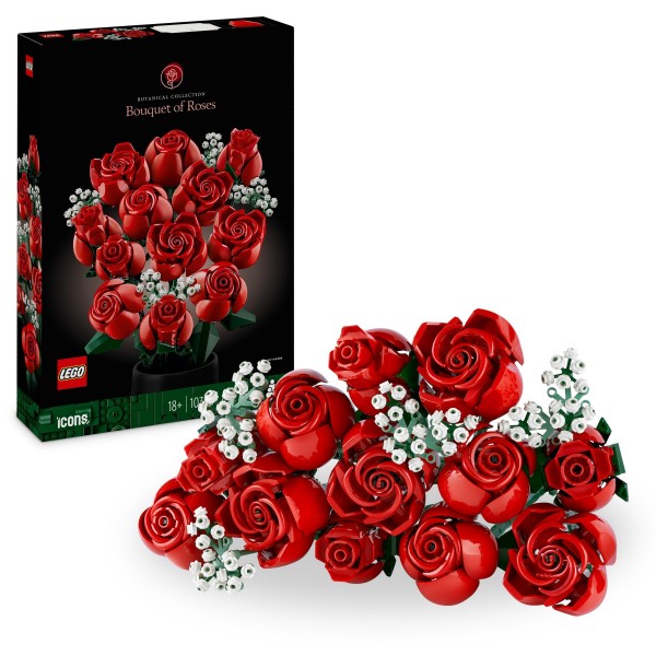 LEGO 10328 Icons Bouquet of Roses Flowers Set for Adults
