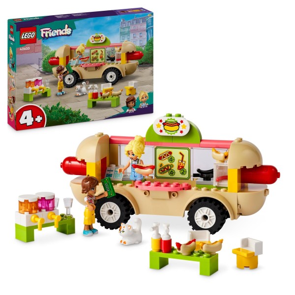 LEGO 42633 Friends Hot Dog Food Truck Toy 4+ Vehicle Set