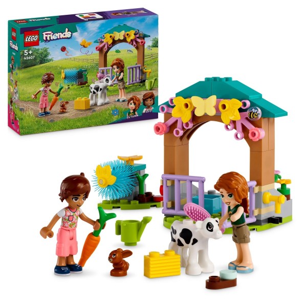 LEGO 42607 Friends Autumn's Baby Cow Shed Farm Animal Toy