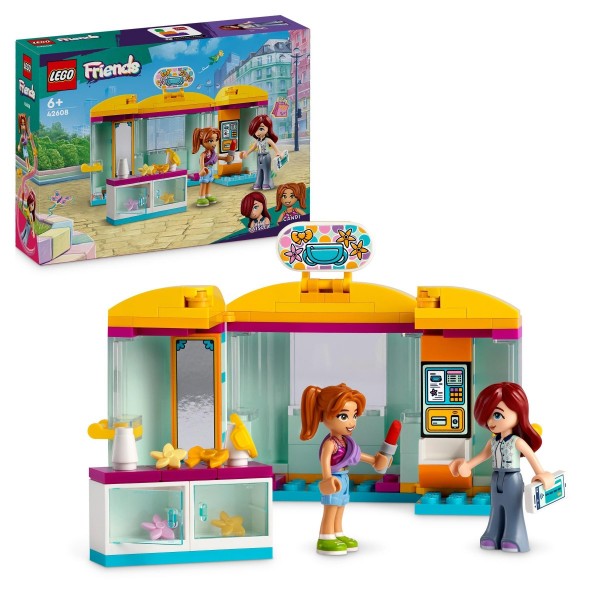 LEGO 42608 Friends Tiny Accessories Shop Toy with Mini-Dolls