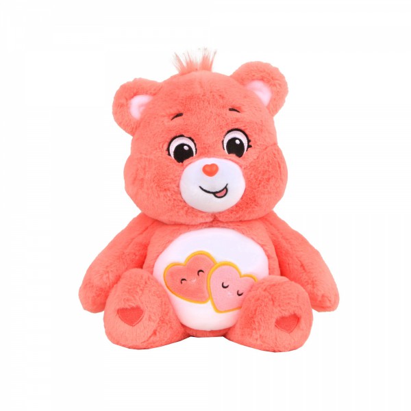 Care Bears 14 inch Soft Toy - Love-A-Lot Bear