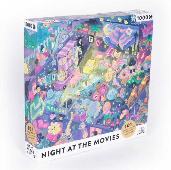 Night at the Movies 1000 piece Puzzle