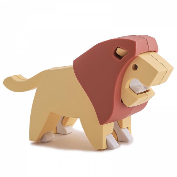 Halftoys Animal Lion 3D Puzzle Magnetic Play Figure