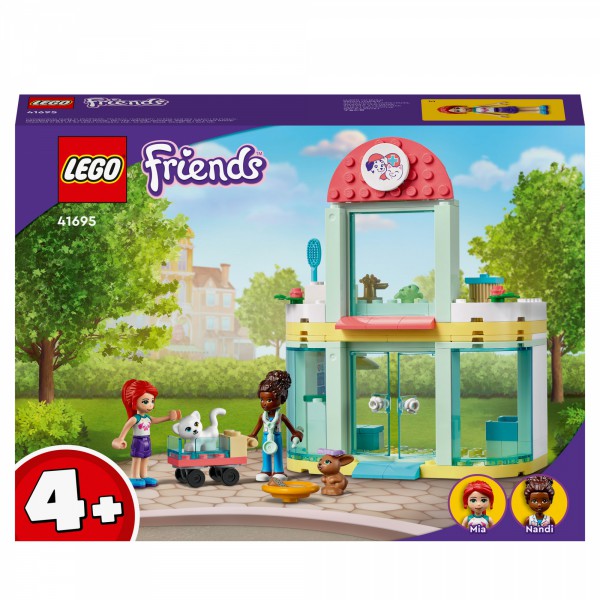 LEGO 41695 Friends Pet Clinic Vet Set for Kids 4 +