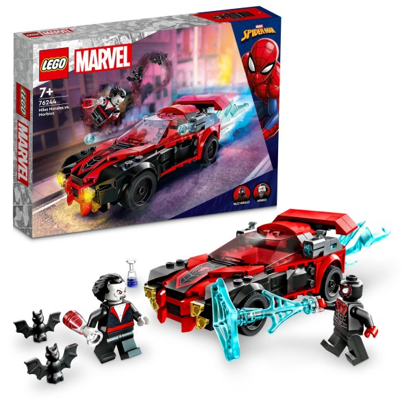 LEGO 76244 Marvel Avengers Marvel Miles Morales vs. Morbius Set
