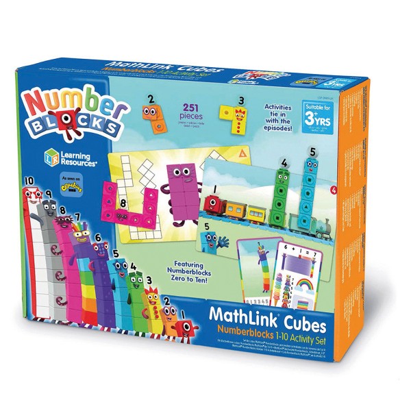 Numberblocks MathLink Cubes 1-10 Activity Set