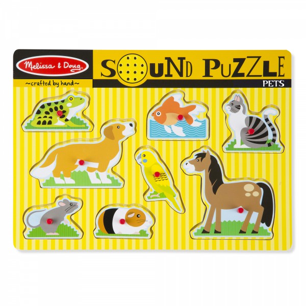 Melissa and Doug Wooden Pets Sound Puzzle