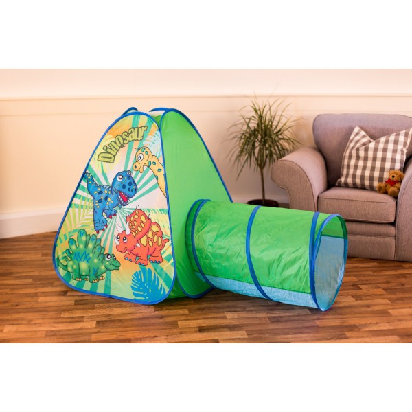 Dinosaur Pop-Up Play Tent and Tunnel